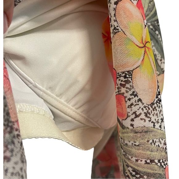 ☀️☀️☀️ COCO REEF AURA Mesh Ruffle Monaco 2 Piece Tankini with Reversible Bottom - Picture 7 of 16
